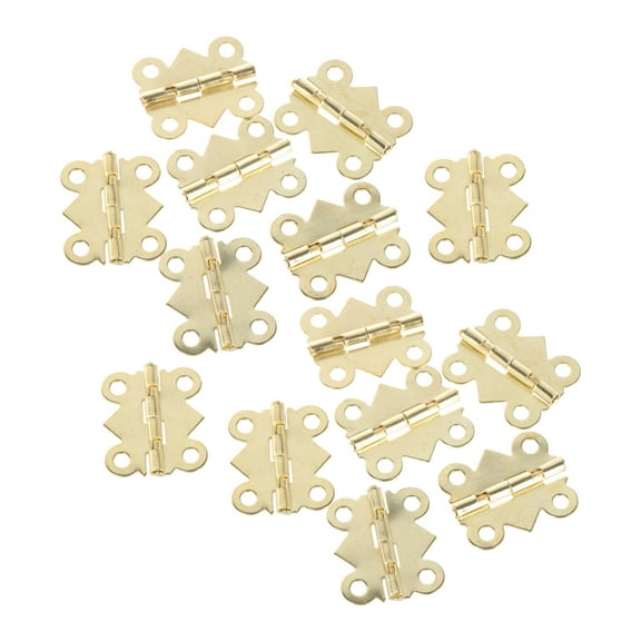 100 Pcs Dollhouse Hardware Mini Furniture Hinge Miniature Hinges Pretend Play Mini Hinge
