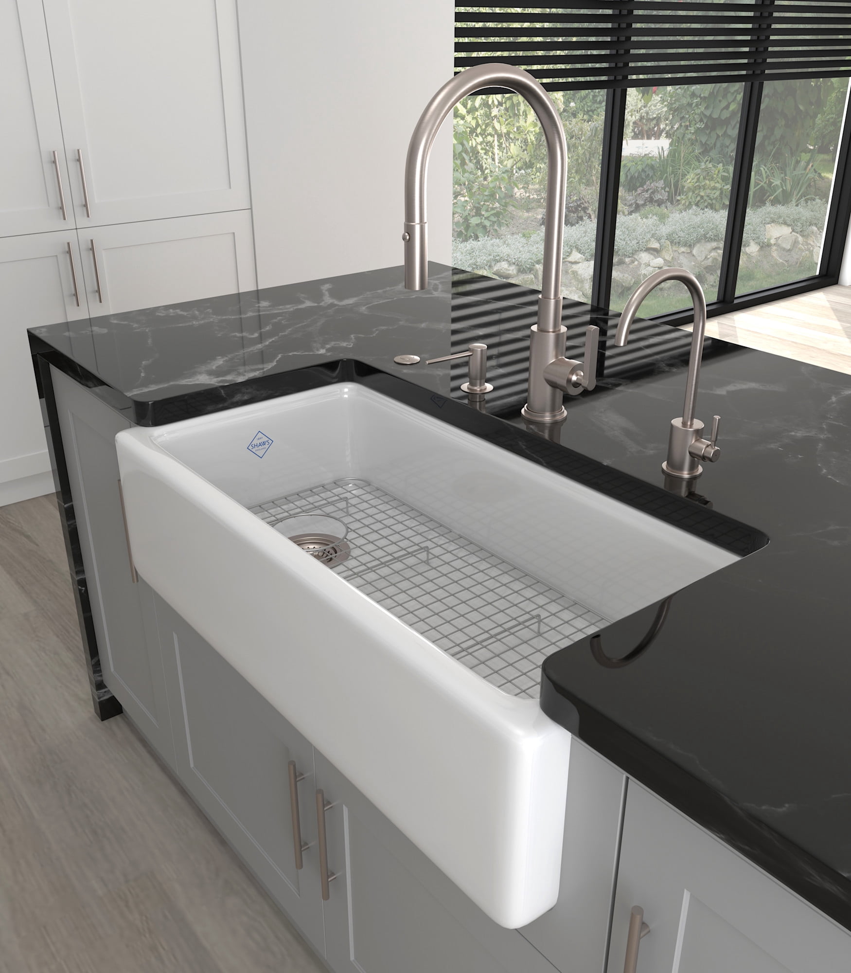 Rohl A3430LMMB-2 Lombardia 1.8 GPM Single Hole Pull Down Kitchen Faucet - Black