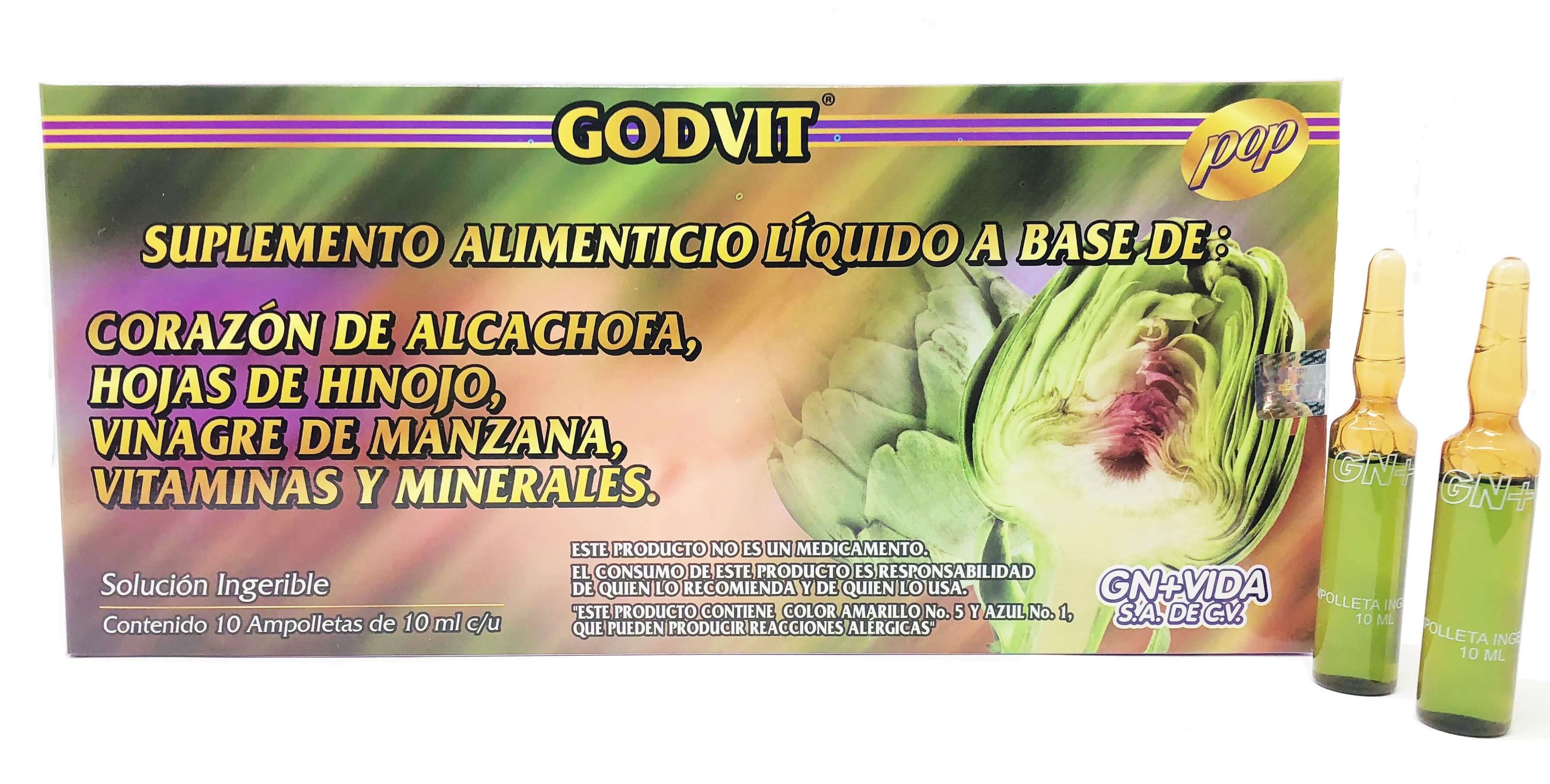 10 Day Artichoke Liquid Supplement Alcachofa Ampolletas 10 Dias