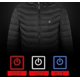thumbnail image 4 of zonas de calefacción, chaqueta térmica, abrigo de calefacción eléctrica cálido para exteriores de invierno, 4 of 5
