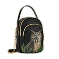 thumbnail image 7 of FORMRS Crossbody Bag for Women Shoulder Cell Phone Purse with Zipper, Owl Pattern, 7 of 7