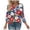 Pink, variant on XUNKUSGA Shirts for Women Casual V Neck 3/4 Sleeve Tops for Women Trendy Comfortable Breathable Ladies Tops and Blouses Basic Tops for Woman S-2XL Green