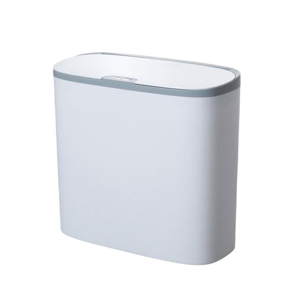 Papelera inteligente con tapa hermética, cesta de basura para reciclaje, inducción inteligente Gris