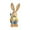 G, variant on 14-Inch Outdoor Easter Bunny Decor, 35cm Tall Faux Rush Rabbit Statue, Weather-Resistant for Garden, Patio & Spring Landscape Display C