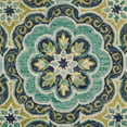 thumbnail image 5 of Ox Bay Emily 5' Round Green Floral Medallion Indoor Area Rug, 5 of 5