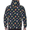 thumbnail image 7 of Naloa Fastfood Men's Casual Hooded Collar Drawstring Hoodies Pullover Sweatshirts Casual Long Sleeve Shirts-X-Large, 7 of 7