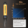 thumbnail image 5 of PanBiqintyy Thermal Brush Hot Air Brush&volumizer Hair Curler Straightener Hair Styling Brush Professional Curling Iron Heated BLACK, 5 of 7