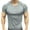 Gray, variant on Ashirexll Mens T-shirts, Big and Tall Shirts for Men, Summer Sports Breathable Athletic Running Training Elastic Short Sleeve Crew Neck Shirts