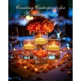 thumbnail image 2 of Amagic 24Pack 3” Flameless Led Floating Candles, Ivory Base,200 Hour Plastic Battery Operated,Flickering Waterproof Tealights, 2 of 6