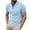 Light Blue, variant on XuJwPNcy Men's Casual Henley Shirt Short Sleeve Summer Shirts Solid Color Collared Summer Beach Vacation T-Shirts
