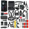 thumbnail image 1 of GoPro HERO9 (HERO 9) Black with 32GB Card & 50 Piece Accessory Kit - Loaded Bundle, 1 of 7