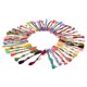 thumbnail image 2 of 50 Skeins Pure Cotton Cross Stitch Embroidery Thread Floss Sewing Thread in Different Colors, 2 of 2