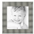 thumbnail image 2 of ArtToFrames 19" x 20" Platinum Ridge Brushed Slvr Picture Frame, 19x20 inch Silver Wood Poster Frame (WOM-5249),  Pack, 2 of 6