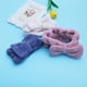 thumbnail image 3 of EeaseMX 3 bandas elásticas para el pelo con lazo de coral para mujeres y niñas (azul, rosa y blanco), 3 of 7