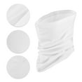 thumbnail image 3 of Unique Bargains 1 Pc Multi-function Neck Warmers Windproof Face Mask for Cycling White, 3 of 6