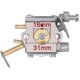 thumbnail image 2 of 300981002 Carburetor For Homelite 33cc Ut-10532 Ut-10926 Ryobi Ry74003d Chainsaw Carbon Brush Repla, 2 of 5