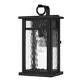 thumbnail image 4 of Moira 1-Light Earth Black Outdoor Wall Lantern, 4 of 7