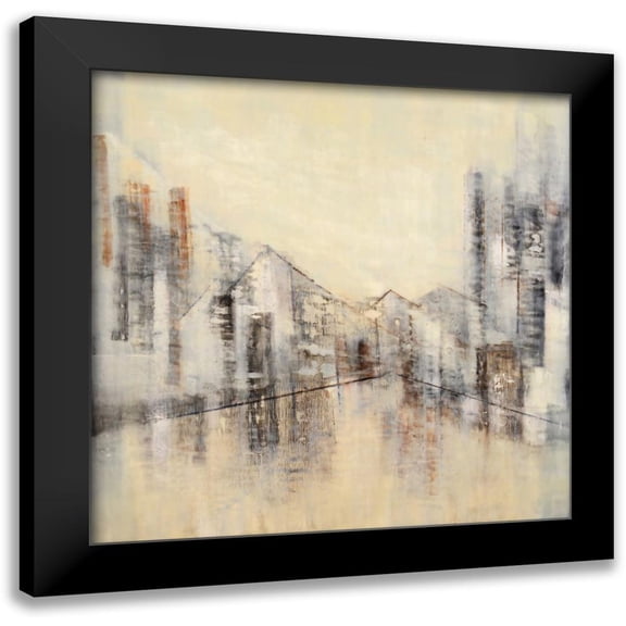 Shanti, Shima 12x12 Black Modern Framed Museum Art Print Titled - Without A Trace