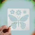 thumbnail image 5 of 25pcs mariposas tablones de pared plantillas de tinta DIY mariposas pintura plantilla, 5 of 5