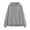 Gray, variant on Women's Full Zip Hoodie Sweatshirt with Pockets Heavyweight Cotton Solid Color Oversized Jacket Casual Fall Winter Outerwear Pullover