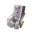 thumbnail image 4 of Unicorn Cat Soft Flannel Fleece Throw Blanket, Pink Maneki Neko of Happiness Luck Success Love Culture Cartoon, Cozy Plush for Indoor and Outdoor Use, 60" x 80", Multicolor, by Ambesonne, 4 of 6
