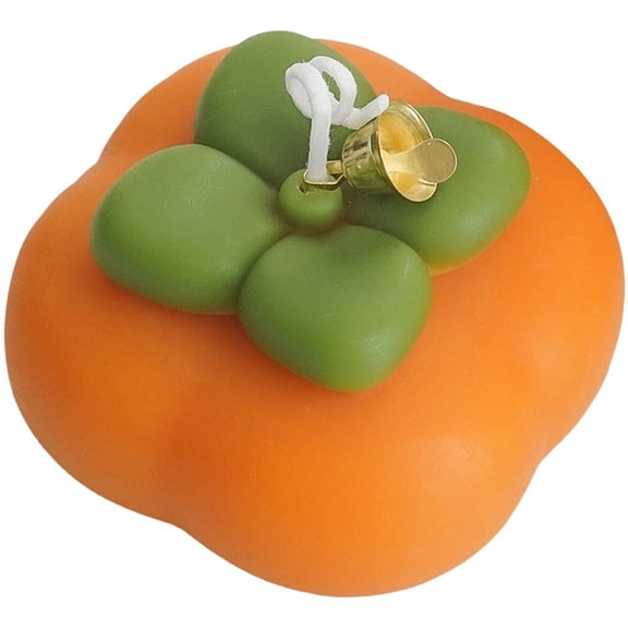 Persimmon Scented Candle Aromatherapy Candle As A Souvenir, Indoor Display Item, Smokeless Solid Scented Wax Gift for Women