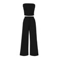 thumbnail image 1 of Conjunto Coordinado PRETTYGARDEN Negro de Punto Acanalado XXL, 1 of 8