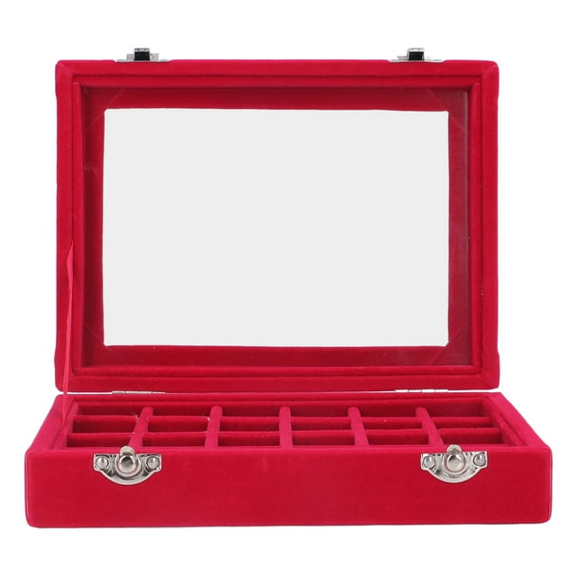 Velvet Jewelry Boxes,Small Velvet Jewelry Box Jewelry Case Small Velvet Jewelry Box Organizer Breakthrough Technology