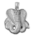 thumbnail image 1 of 18K White Gold Cobra Pendant - 35 mm, 1 of 3