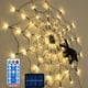 thumbnail image 2 of RKSTN halloween decroations Halloween Arachnid Web Lights 1M Diameter 60 LED With Black Spider, Water Proof Purple Net Lights, Remote Control, Halloween Decorations For House Garden, 2 of 7