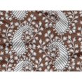 thumbnail image 6 of oneOone Rayon Brown Fabric Block Dress Material Fabric Print Fabric By The Yard 56 Inch Wide-NJ, 6 of 8