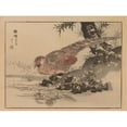 thumbnail image 3 of Kōno Bairei 24x19 Black Modern Framed Museum Art Print Titled - Bairei Gafu, Pl.28 (1905), 3 of 5