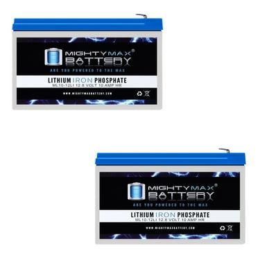 12V 10AH Lithium Replacement Battery compatible with Interstate ASLA1080 - 2 Pack
