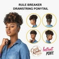 thumbnail image 5 of Ebo Instant Pony Synthetic Heat Resistant Draw String Ponytail Rule Breaker Gogo Curl 6" ( 1B Off Black ), 5 of 6