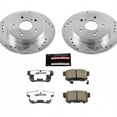 thumbnail image 3 of PowerStop Rear Z26 Street Warrior Carbon-Fiber Ceramic Brake Pad and Drilled and Slotted Rotor Kit Fits: SUZUKI Select Models K5889-26, 3 of 9