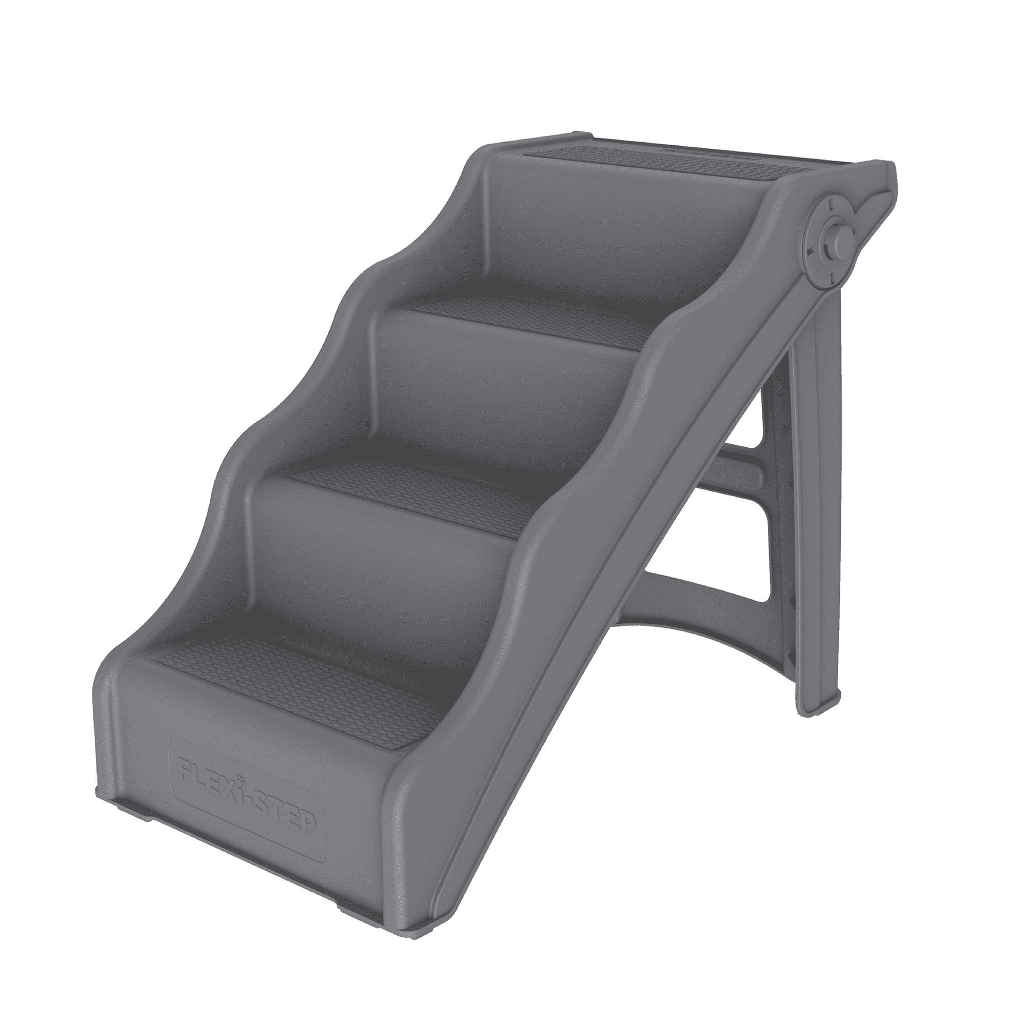 Tail Waggers Dog Stairs Flexi-Step, Foldable Dog Steps with 4-Step Design and Non-Slip Treads, Medium