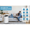 thumbnail image 6 of Hupicker 15,000 BTU Portable Air Conditioner with Remote Control, 3-in-1 AC Unit with Fan & Dehumidifier, Cools up to 800 sq. ft, Room Air Conditioner with 24-Hour Timer and Window Mount Kits, 6 of 7