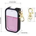 thumbnail image 2 of TEMOGU-Silicone Case with Bottles Hand Sanitizer Spray Kit,Protective Case with Keychain Compatible with Power Mist and Glow Mist 1.5 fl oz, Hand Sanitizer Spray Accessory (Black), 2 of 4