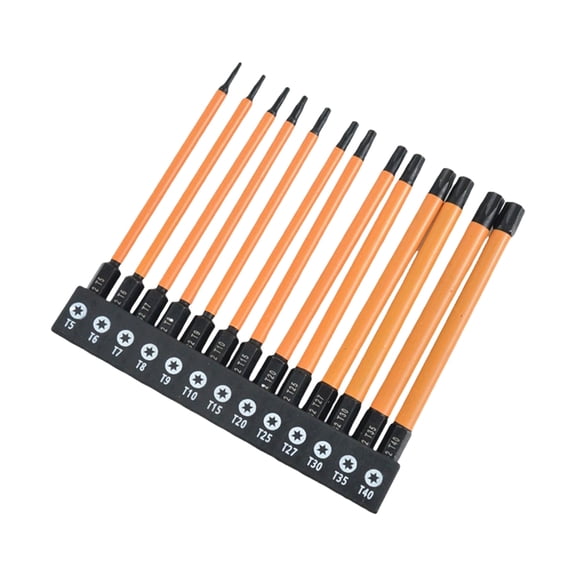 13Pcs Impact Hex Head Allen Wrenches Drill Bit Set Impact Hex Shank Steel Hex Bit Set Allen Key Screwdriver Bit