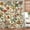 Beige, variant on Shower Curtain with Hooks Dark Vintage Mushroom Bathroom Curtains Botanical Farmhouse Cottagecore Bathroom Decor, 60x72in