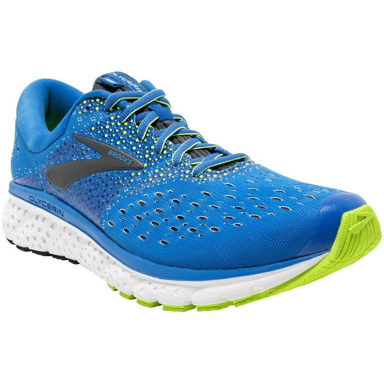 Brooks Mens Glycerin 16 Running Shoe Blue Ebony Nightlife D 10.5 Walmart