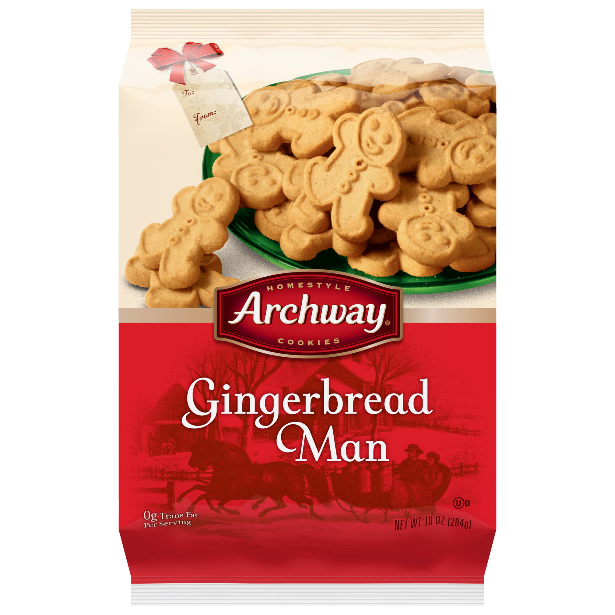 Archway Gingerbread Man Cookies, 10 Oz. - Walmart.com
