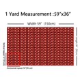 thumbnail image 5 of Erosebridal Buffalo Plaid Christmas Fabric by the Yard 5 Yards, Gingerbread Tree Candy Cane Pattern Fabric for Sewing, 5 of 7