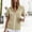 Khaki, variant on Fnooota Womens Zip up Hoodies, Casual Short Sleeve Lightweight Drawstring Athletic Jackets with Pockets Khaki Size S-2XL