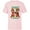 Soft Pink, variant on Disney Chip 'n Dale Best Pals - Short Sleeve T-Shirt for Kids - Customized-White