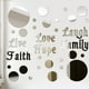 thumbnail image 2 of Adhesivo decorativo para pared Bienvenido Solid Circle Love Life Laugh, 2 of 5
