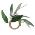thumbnail image 4 of Anillo de servilleta verde, soporte para servilletas, centros de mesa, primavera, servilleta rústica, hebilla, manualidades para Hotel, banquete, Estilo A 49 cm x 153 cm BLESIY Titular de anillo de servilleta, 4 of 8