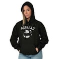 thumbnail image 4 of Funny Coffe Pot Head Pun Humor Unisex Plus Fleece Graphic Hoodie Brisco Brands 2X, 4 of 5