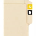 thumbnail image 2 of Smead 67920 0.5 x 1 Yearly End Tab 20 File Folder Labels - Yellow (250/Pack), 2 of 3