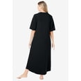 thumbnail image 2 of Dreams & Co. Women's Plus Size Long French Terry Zip-Front Robe (Petite Available), 2 of 4
